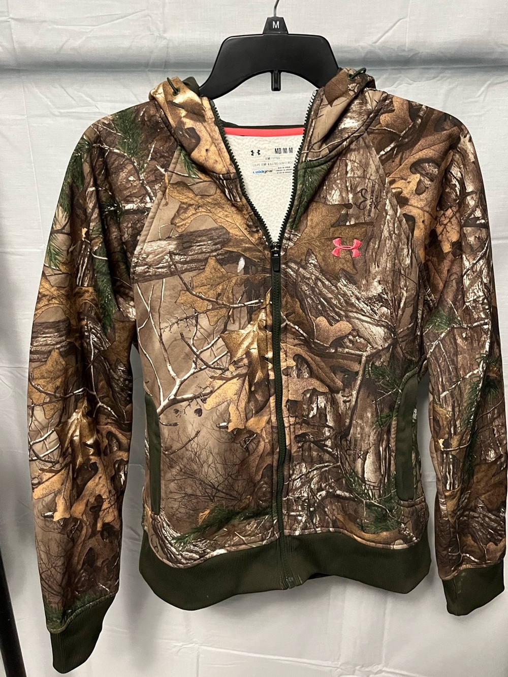 Women’s Under Armour Realtree camouflage full-zip hoodie